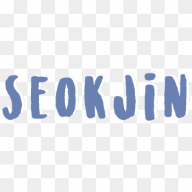 Font Seokjin - Electric Blue, HD Png Download - importante png