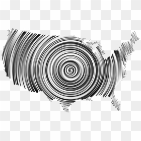 Prismatic United States Concentric Circles 3 Clip Arts - Concentric Objects, HD Png Download - concentric circles png
