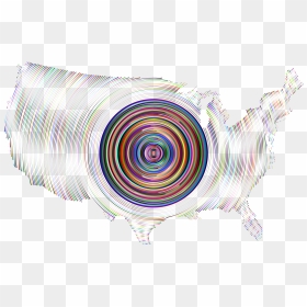 Prismatic United States Concentric Circles 6 Clip Arts - Circle, HD Png Download - concentric circles png