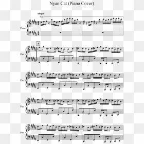Requiem For A Dream Piano Noten, HD Png Download - nyan cat gif png
