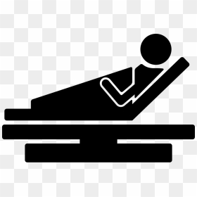 Patient In Hospital Bed - Hospital Bed Png Icon, Transparent Png - bed icon png