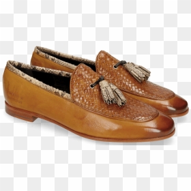Loafers Scarlett 44 Nappa Glove Camel Weave Tan Snake - Slip-on Shoe, HD Png Download - weave png