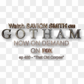 Gotham, HD Png Download - gotham png
