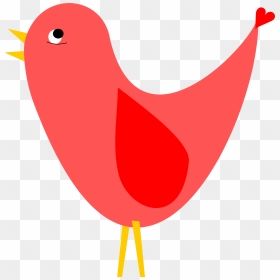Red Bird Cute Clipart Png - London Underground, Transparent Png - red bird png