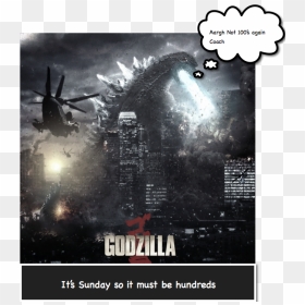 Evening We Ended Up At The Handmade Burger Company - Godzilla (2014), HD Png Download - godzilla 2014 png