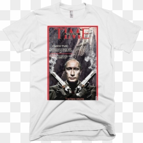 Vladimir Putin Time Magazine T-shirt - Stalin Vs Putin, HD Png Download - time magazine png