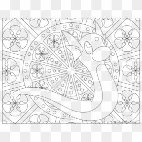Dratini Pokemon , Png Download - Pokemon Mandala, Transparent Png - dratini png