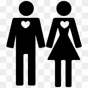 Couple Of Humans In Love Comments - Women Holding Hands Icon, HD Png Download - nurse icon png