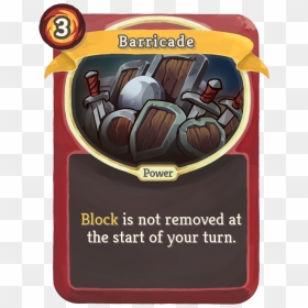 Slay The Spire Wiki - Corruption Slay The Spire, HD Png Download - barricade png