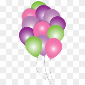 Fairy Party Pack Just - Unicorn Balloons Png, Transparent Png - green balloon png