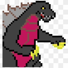 Transparent Godzilla Clip Art - Chapeau Pixel Art, HD Png Download - godzilla 2014 png