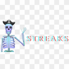 Filter[filter] Streak Skeleton - Graphic Design, HD Png Download - streaks png