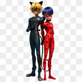 How To Draw Cat Noir Chibi, Ladybug And Cat Noir - Ladybug And Cat Noir  Easy Drawing, HD Png Download, png download, transparent png image
