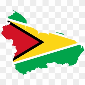 Guyana Flag Png - Guyana Flag Map, Transparent Png - guyana flag png