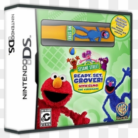 Transparent Sesame Street Grover Clipart - Nintendo Ds, HD Png Download - grover png