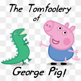 Peppa Pig Fanon Wiki - George Pig And Dinosaur, HD Png Download - peppa pig friends png