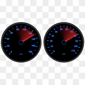 Clipart Cars Gauges - Speedometer Car Transparent, HD Png Download - gauge png