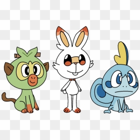 Gen 8 Starters - Cartoon, HD Png Download - victini png