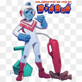 Taizo Hori As He Appears For His 30th Anniversary Of - Dig Dug Taizo Hori, HD Png Download - dig dug png