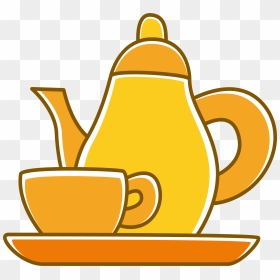 Transparent Teapot Clipart - Tea & Coffee Clipart, HD Png Download - cups png