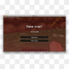 Minecraft Game Over, HD Png Download - minecraft torch png