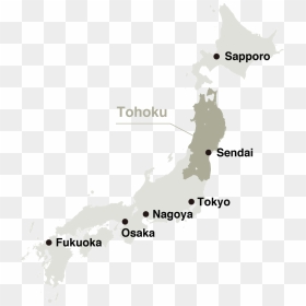 Map, HD Png Download - japan map png