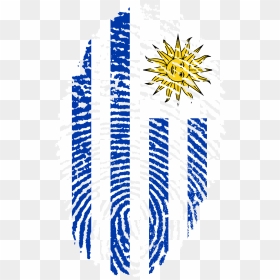 Huella Uruguay, HD Png Download - uruguay flag png