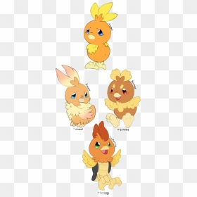 “remember Those Torchic Variants From A While Ago I - Torchic Variations, HD Png Download - torchic png