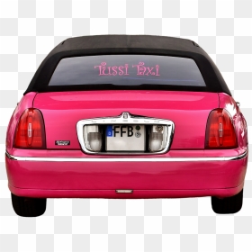Limousine Rosa Png, Transparent Png - limousine png