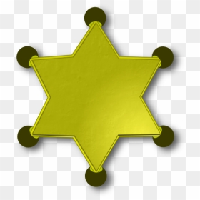 Sheriff Star Png, Transparent Png - sheriff star png