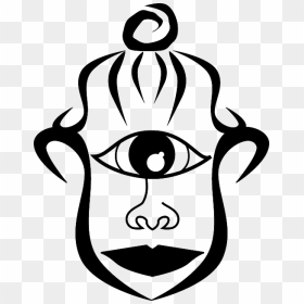 Mythology Cyclops, Alien, Monster, Head, Face, Demon, - Greek Cyclops God Symbol, HD Png Download - cyclops png