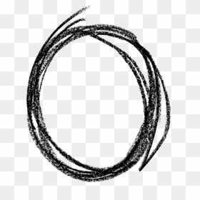 Cercle Crayon Dessin, HD Png Download - scribble circle png