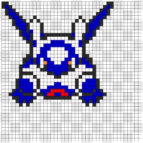 Latios Pokemon Perler Bead Pattern / Bead Sprite - Pokemon Bead Pattern, HD Png Download - latios png