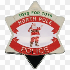 Cook County Sheriff Star - North Pole Police Badge, HD Png Download - sheriff star png