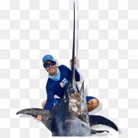 Nick Stanczyk With Big Broadbill Swordfish - Big-game Fishing, HD Png Download - swordfish png