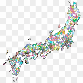 Japan Map Png Image - Cities Of Japan, Transparent Png - japan map png