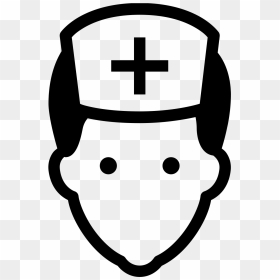Nurse Male Filled Icon - Nursing, HD Png Download - nurse icon png
