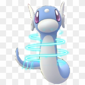 #pokemongo #pokemon #dratini #swirl #sticker #freetoedit - Cartoon, HD Png Download - dratini png