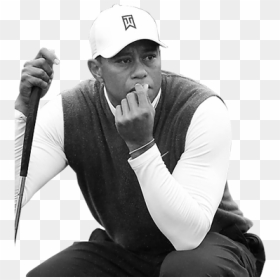 Monochrome, HD Png Download - tiger woods png