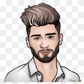 How To Draw Zayn Malik, One Direction - Easy Zayn Malik Drawing, HD Png Download - zayn png