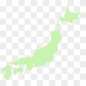 Map Of Japan Shape, HD Png Download - japan map png