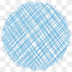 Blue Scribble Lines - Vector Graphics, HD Png Download - scribble circle png