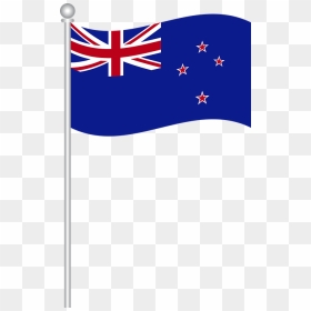 New Zealand Flag Png Transparent Image - New Zealand Flag Cartoon, Png Download - new! png
