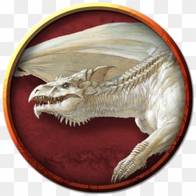 Adult White Dragon - Roll 20 Token Background, HD Png Download - vhv