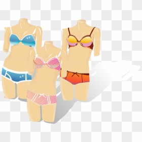 Swimsuit Panties Undergarment Clothing Bikini - Manequim Com Biquíni Desenho, HD Png Download - swimsuit png