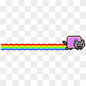 Nyan Cat, HD Png Download - nyan cat gif png