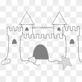 Thumb Image - Easy Sand Castle Drawing, HD Png Download - sand castle png