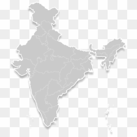 India Map - India Map State Png, Transparent Png - india map png