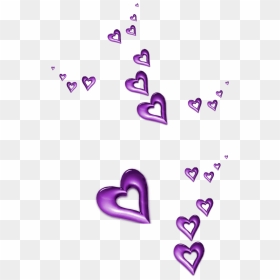 Decorative Hearts Ornaments Png I - Love Purple Clipart, Transparent Png - purple hearts png