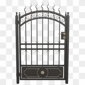Wrought Iron Gates Austin - Gate, HD Png Download - gates png
